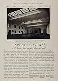 IMAGE OF 1925 Ad Tapestry Glass St. Louis University HS Chapel - Original Print Ad