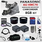 Panasonic Ag-hmc70u Shoulder Mounted Camcorder with 16gb Sdhc Memory , 2x Extra Replacement Batteries, Hdmi Cable, 3 Extra Lens, Deluxe Soft Carrying Case, 72 Inch Aluminum Tripod & Much More
