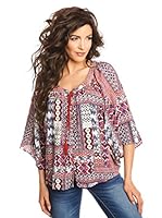 Star made with Swarovski Elements Blusa (Rojo / Azul Marino)