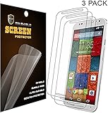 Mr Shield For Motorola Moto X (2nd Generation) Premium Clear Screen Protector [3-PACK] with Lifetime Replacement Warranty