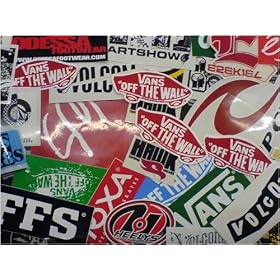 Assorted Skateboard Sticker Pack