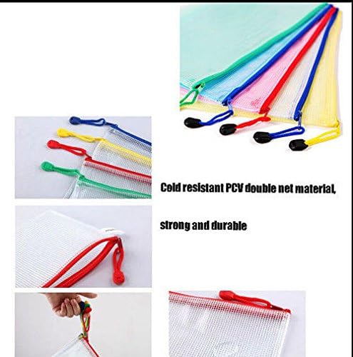 A3 Plastic Zippy Bags Zip File Storage Document Folder Protective Wallet Sleeve