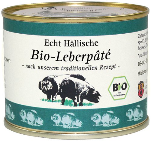 BIO Echt Hällische Leberpatè 1-er Pack 200 g
