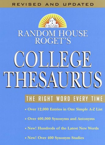Random House Roget's College Thesaurus: Revised Edition