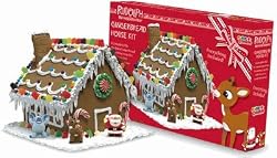 Color-a-Cookie Rudolph the Red Nosed Reindeer Gingerbread House Kit, 28.8-Ounce Kit