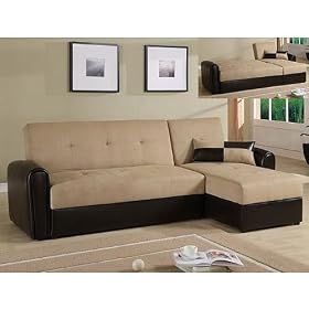 Lakeland Sectional Sofa w/ Sleeper & Storgage