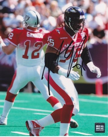 Jonathan Ogden Autographed Baltimore Ravens 8x10 Pro Bowl Photo