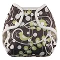 Swaddlebees Capri Diaper Cover Size 2 (Size 2-Snaps, Tweet)