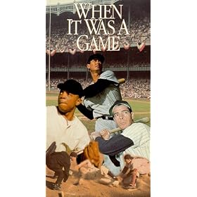 When It Was a Game [VHS]