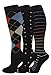 Ladies 3 Pair Pack Compression Socks (Assorted II)