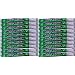 Pack of 20 Green Snap-On Cyalume Light Sticks for Power Outages, lightsticks, glowsticks