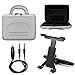 VG Druable Hard Shell Carrying Case for Nextbook 10.1-inch Windows Tablet + Headrest Mount + Auxiliary Cable (Gray)