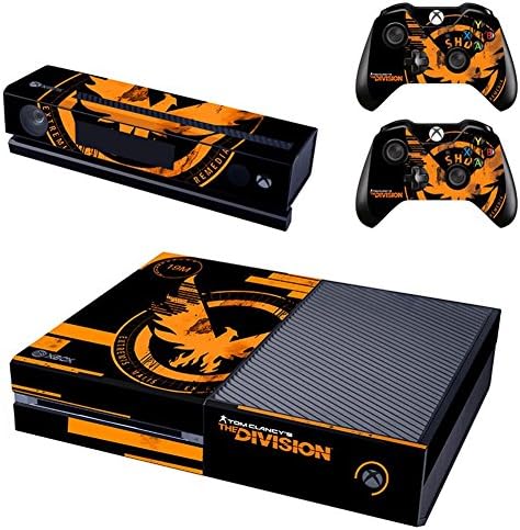 GOOOD Vinyl Fashion Xbox one Skin Decal for Xbox one Console and 2PCS Xbox one Controller Skins Stickers - The Division