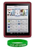 Burgundy Silicone Skin Case for Apple iPad 3G Wi-Fi (iPad NOT Included)