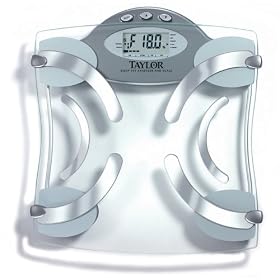 Taylor  5557 Body Fat Analyzer and Scale with Unique Glass Platform