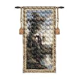 Review ArtExpression  / Ancient Ruins II - Artist: Nigel Pierce - Fabric Size: 53.00 by 29.00 inches Wall Tapestry with hanging rods and tassels included