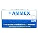 Ammex Exam Grade Latex Glove, Powdered, 9.5" Length, 4 mils Thick
