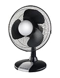 Honeywell HT-112E Tischventilator in schwarz/silber 30 cm Flügeldurchmesser