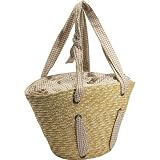 Straw Studios Basket Handbag