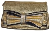 Tylie Malibu Underground Zipper Bow Clutch