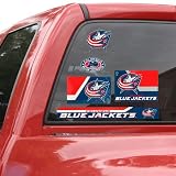 NHL Columbus Blue Jackets 11'' x 17'' Window Clings Sheet