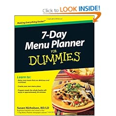 7-Day Menu Planner For Dummies