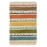 Home Striped Bath Rug - (21x34