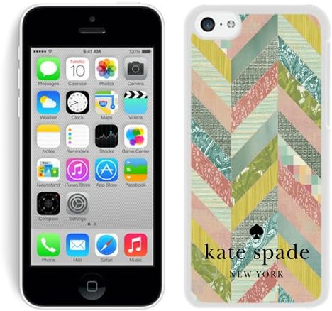 Most Popular Custom iPhone 5C Case Kate Spade New York Hard Plastic Phone Case For iPhone 5c Cover Case 92 White