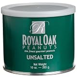 Review Royal Oak  / Royal Oak Gourmet Jumbo Unsalted Virginia Peanuts, 10-Ounce Tins (Pack of 6)