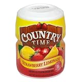 Country Time Strawberry Lemonade, 18-Ounce Canisters (Pack of 6)