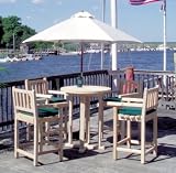 Outdoor Living : White Cedar Outdoor Bar Dining Table