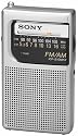 Sony ICF-S10MK2 Pocket AM/FM Radio, Silver