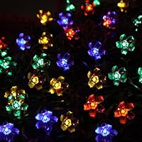 Innoo Tech**5M 50 LED Solar Blossom Decorative Fairy Lights Multi-color Ideal for your patio, garden, lawn, chrismas trees, parties, weddings and other celebrations.