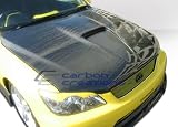 1999-2000 Honda Civic Carbon Creations Supersport Hood