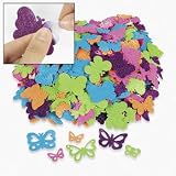 Self-adhesive Foam Glitter Butterfly Shapes Sticker