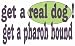 get a real dog! Get a pharoh hound Hat - White Baseball Cap