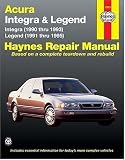 Haynes Acura Integra 1990 Thru 1993: Legend 1991 Thru 1995 (Haynes Manuals)