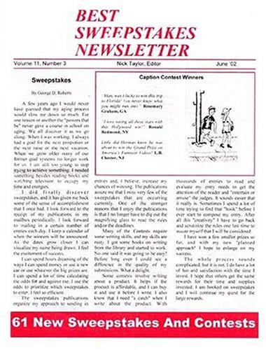 Best Sweepstakes Newsletter