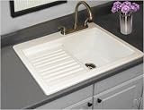 CorStoner Edgewood 30 x 22 x 10 Acrylic Laundry Sink