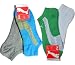Puma modischer Sneaker Socken 2Paar, grün-weiß / blau-grau