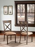 Parsley Antique Pewter Dining Side Chair 18-34 Seat Height 4 pack By Powell Furniture