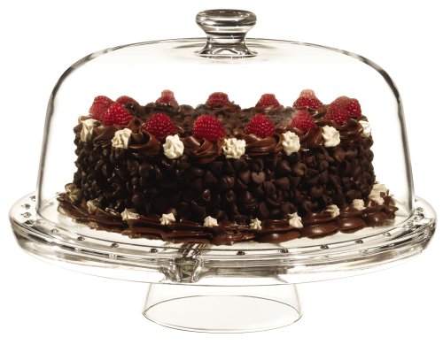 Luigi Bormioli Gallerie 4-in-1 Covered Plate with Dome
