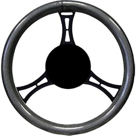 Elegant 48212 Carbon Fiber Steering Wheel Cover