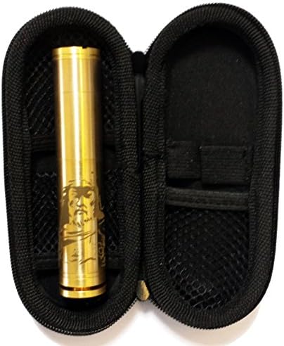 Turtleship V3 Clone Mechanical Mod in Brass with Leather Case