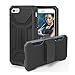 iPhone 6 6S Shockproof Case & Belt Clip Holster with Built-in Screen Protector [Pantera Series] (Encased® Lifetime Warranty) **New 2016 Release** (Jet Black)