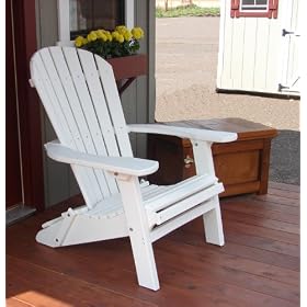 Forever Phat Tommy Polywood Adirondack Chair - Alpine White by 