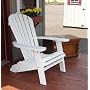 Forever Phat Tommy Polywood Adirondack Chair - Alpine White