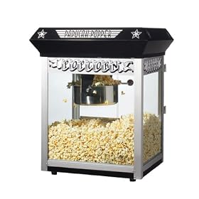 Buy Great Northern Popcorn Black Paducah 8 Ounce Bar Style Antique Popcorn Machine