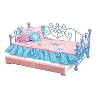 Our Generation Doll Bed with Drawer and Accessories