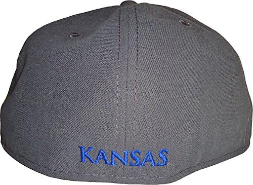 New Era Kansas Jayhawks NCAA Gray Pop 59FIFTY Cap